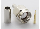 SMA-JC-1.5 Silver Штекер SMA под обжим кабеля RG174/RG179/RG188/RG316/RD315/LMR100