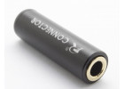 RC-P1007/B Гнездо аудио 3,5мм стерео 3конт. на кабель (Черный)