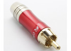RC-N1009/R Штекер RCA на кабель (Красный)