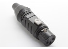 RC-D1034F Гнездо XLR 3конт. на кабель (Черный)