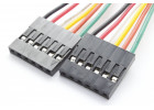 Межплатный кабель BLD 1x06 2,54мм гнездо/гнездо 200мм 26 AWG