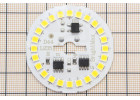 Светодиодная панель 15Вт 24 LED 2835 теплый белый Uвх=220В, 44мм