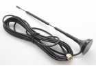 Антенна с магнитным основанием UHF 400-470МГц КСВ 1,5 разъем SMA-J на кабеле RG174 3м (13дБи), 18,2см