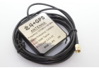 Антенна GPS/BeiDou КСВ 1,5 разъем SMA-J кабель RG174 3м (42дБи), 5,1x5,6см