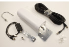 Антенна DVB-T2 170-240/470-862 МГц КСВ 1,5 разъем TV на кабеле SYV75-3 10м с усилителем и креплением (39дБи), 19x7x7см