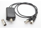 Антенный усилитель FM/DVB-T2 45-862 МГц, вход гнездо F, выход штекер TV (36дБ)