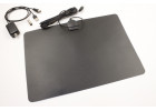 Антенна DVB-T2 170-240/470-862 МГц КСВ 1,5 разъем TV на кабеле RG174 3м с усилителем (39дБи), 33x23см черный
