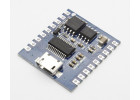 DY1703A+25Q32+LTK5128 Модуль DY-SV17F воспроизведения MP3/WAV c USB flash 4МБ f=48кГц 24бит Uвх=2,8-5,5В Pвых=3-5Вт 4 Ом
