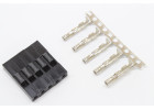Разъем Dupont 1x01 2,54мм гнездо (5шт)