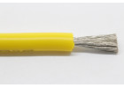 Провод медный в силиконовой изоляции 13AWG (2,62 кв.мм) желтый 1м
