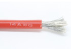 Провод медный в силиконовой изоляции 14AWG (2,08 кв.мм) красный 1м