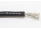 Провод медный в силиконовой изоляции 14AWG (2,08 кв.мм) черный 1м
