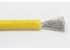Провод медный в силиконовой изоляции 14AWG (2,08 кв.мм) желтый 1м