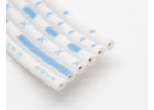 Шлейф 6-проводный шаг 1,5мм, сечение 24 AWG, жила медь, изоляция PVC, цвет белый/синий 1м