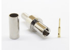 TS9-J-1.5 Silver Штекер TS9 под обжим кабеля RG174/RG179/RG188/RG316/RD315/LMR100