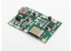 TP4056 Модуль зарядки li-ion аккумуляторов с Step-Up DC-DC преобразователем Uвх=5В Uвых=4,3-27В Iзар=1А Imax=2А (Type-C)
