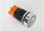 LBFMQ Индикатор на панель LB22FM-Q/R5V/N/J(L) красный 5В с зуммером (22мм) хромированный