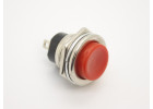 DS-212/R Кнопка на панель красная без фиксации OFF-(ON) SPST 250В 3А (16мм)