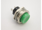 DS-212/G Кнопка на панель зеленая без фиксации OFF-(ON) SPST 250В 3А (16мм)