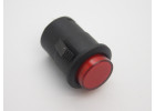 R16-503AD-K/R Кнопка на панель с подсветкой 3В с фиксацией ON-OFF SPST 250В 3А 16мм (красный)