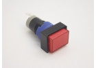 LAS12-A1/Red Кнопка на панель с подсветкой 220В с фиксацией ON-ON SPDT 250В 3А 12мм (красный) пластик