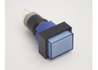 LAS12-A1/Blue Кнопка на панель с подсветкой 220В с фиксацией ON-ON SPDT 250В 3А 12мм (синий) пластик