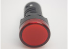 AD22-LED/Red Индикатор на панель красный 220В (22мм) пластик