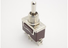 QN101A-30L Тумблер на панель без фиксации (ON)-OFF-(ON) SPDT 250В 15А (12мм)