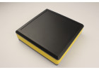 BAD-11021-D10-A2-H20 Корпус алюминиевый черно-желтый 140x140x20мм