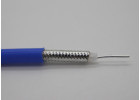 Коаксиальный кабель RG-405 SСu/Cu+Sn, PTFE/FEP, 70%, 50 Ом, 20ГГц, синий 1м [CF-086-50-FEP]