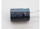 Конденсатор электролитический 100мкФ 50В 20% 105°C (8х11мм) (JTK107M050S1AMG11L)