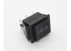 KCD4-203-1-C6-B/6P Переключатель на панель черный ON-OFF-ON DPDT 250В 16А (28,5x21,5мм)