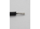 Провод медный в силиконовой изоляции 24AWG (0,2 кв.мм) черный 1м