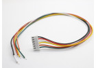 Межплатный кабель XH 1x06 2,54мм гнездо 300мм 26 AWG
