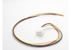 Межплатный кабель XH 1x04 2,54мм вилка 300мм 26 AWG