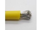 Провод медный в силиконовой изоляции 10AWG (5,26 кв.мм) желтый 1м
