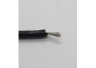 Провод медный в силиконовой изоляции 22AWG (0,33 кв.мм) черный 1м