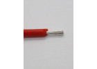 Провод медный в силиконовой изоляции 22AWG (0,33 кв.мм) красный 1м