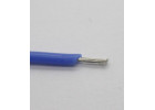 Провод медный в силиконовой изоляции 24AWG (0,2 кв.мм) синий 1м