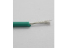 Провод медный в силиконовой изоляции 26AWG (0,14 кв.мм) зеленый 1м