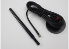 Антенна с магнитным основанием UHF 868-915МГц КСВ 1,5 разъем SMA-J кабель RG58 3м (35дБи), 24см